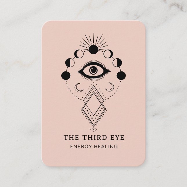 Energie Heiler Reiki - Cartão de visita espiritual (Frente)