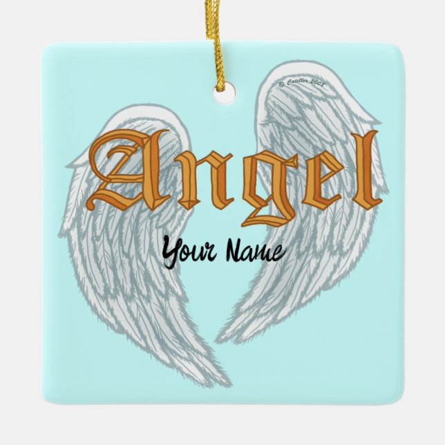 Enfeite Asas de Anjo (Frente)