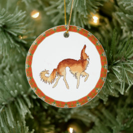 Enfeite Borzoi Saltitante