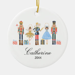 Enfeite cerâmica de Decor de Natal de Noz-cracker