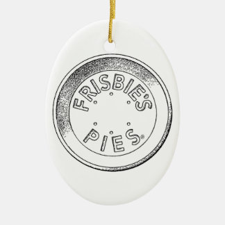 Enfeite cerâmico Frisbie Pie Tin