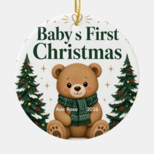 Enfeite Comemorativo do Primeiro Natal do Bebê 202