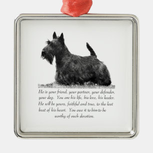 Enfeite Comemorativo Scottie - MACHO
