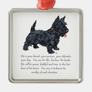 Enfeite Comemorativo Scottie - MACHO