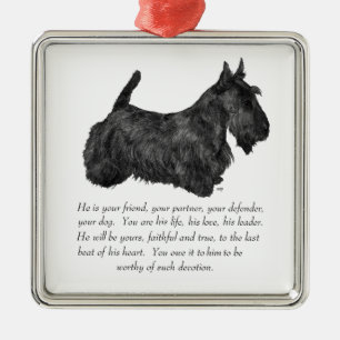 Enfeite Comemorativo Scottie - MACHO