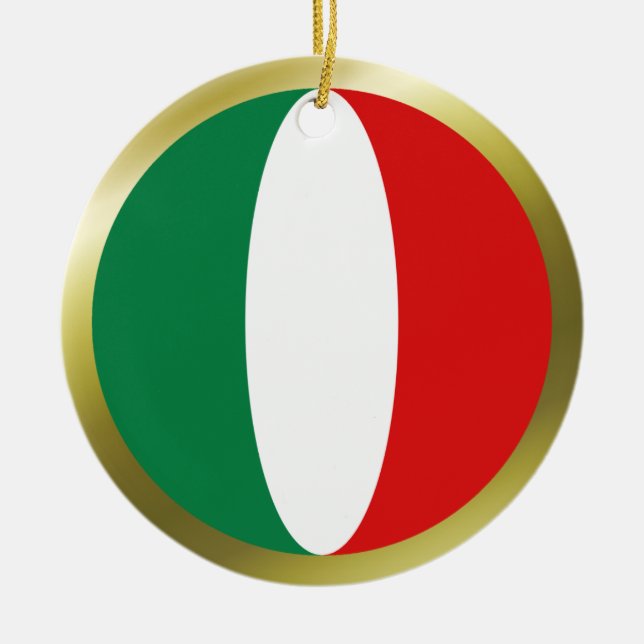 Enfeite da Bandeira da Itália (Frente)