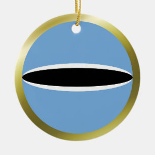 Enfeite da Bandeira do Botsuana