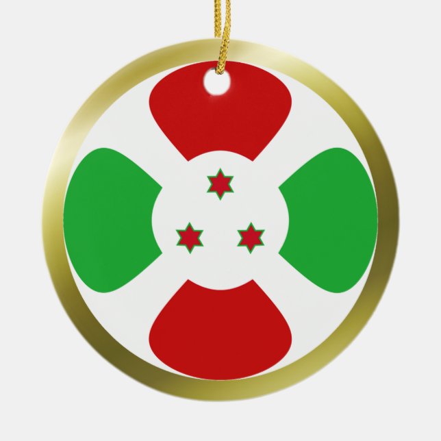 Enfeite da Bandeira do Burundi (Frente)