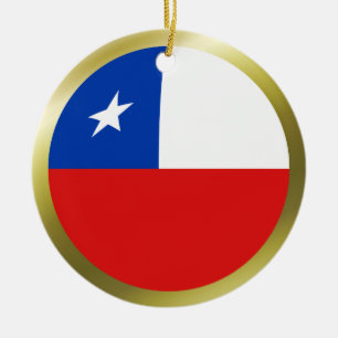 Enfeite da Bandeira do Chile