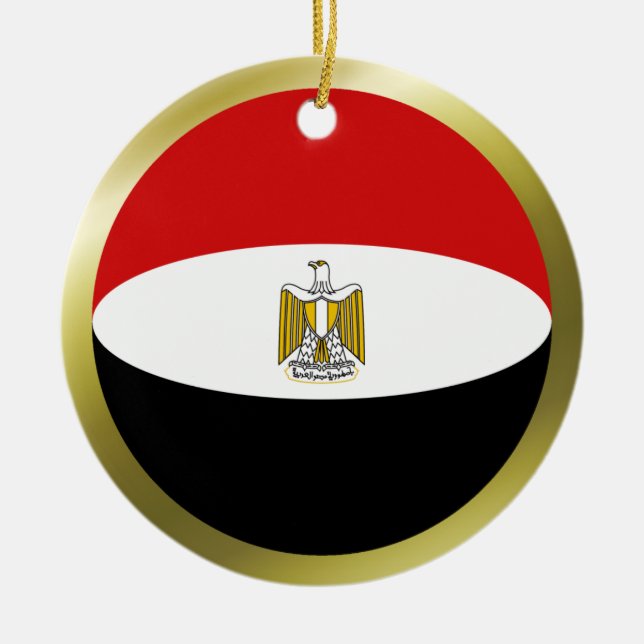 Enfeite da Bandeira do Egito (Frente)