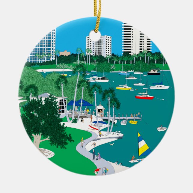 Enfeite da Frente da Baía de Sarasota (Frente)