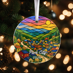 Enfeite de Acrílico Personalizado de Park City, Ut