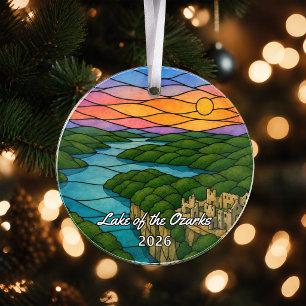 Enfeite de acrílico personalizado do Lago dos Ozar