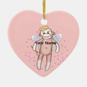 Enfeite de Anjo do Macaco de Meia