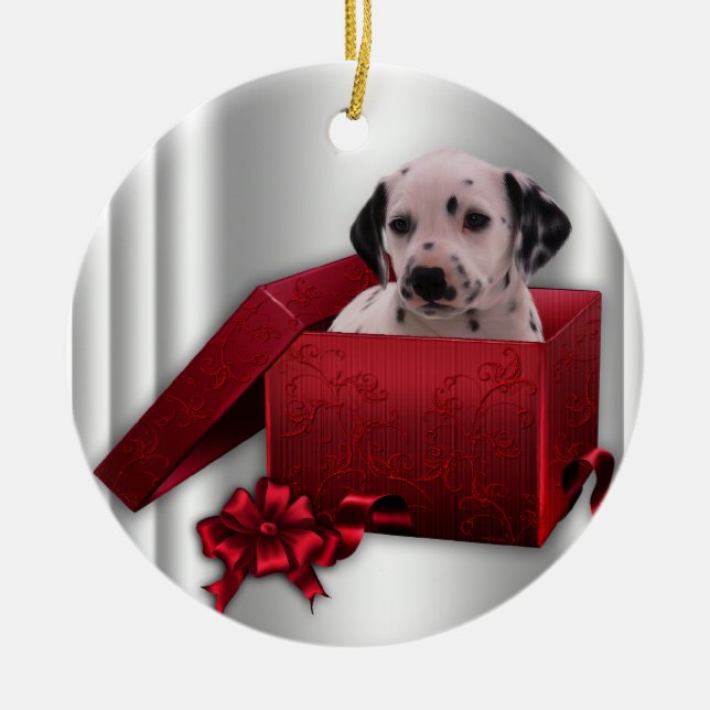 Enfeite de árvore de Natal dálmata (Frente)
