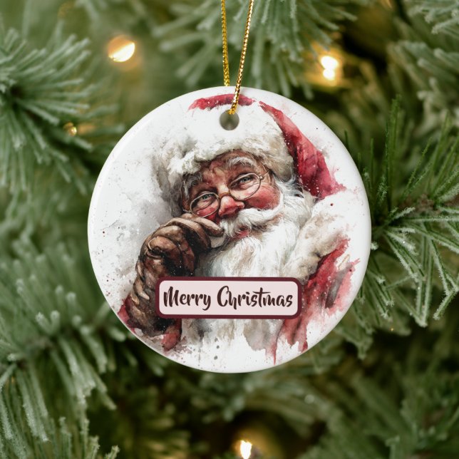 Enfeite de árvore de Natal do Papai Noel (Árvore)