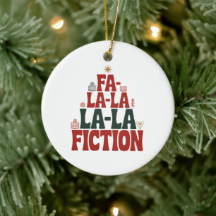 Enfeite de árvore de Natal Fa-la-la Ficção