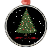 Enfeite de árvore de Natal minimalista