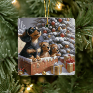 Enfeite de árvore personalizado para família de Da