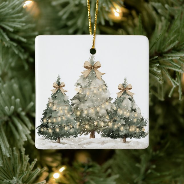 Enfeite de Árvores de Natal Modernas (Árvore)