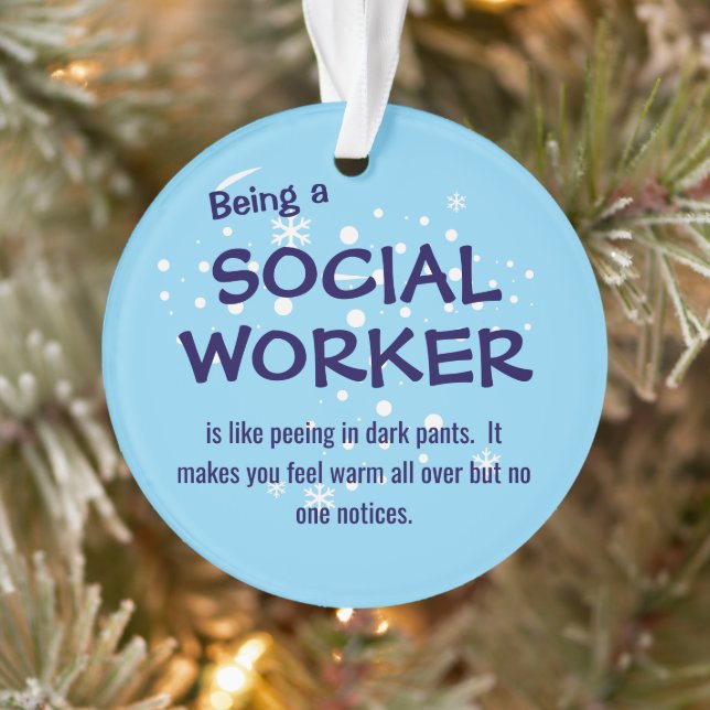 Enfeite de Assistente Social (Árvore)
