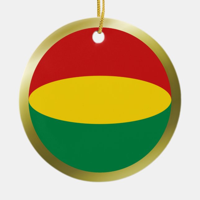 Enfeite de Bandeira da Bolívia (Frente)
