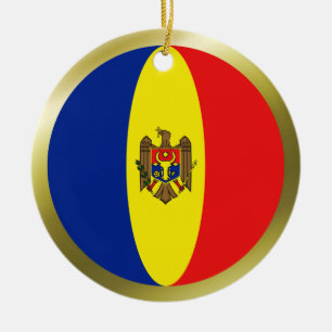 Enfeite de Bandeira da Moldávia