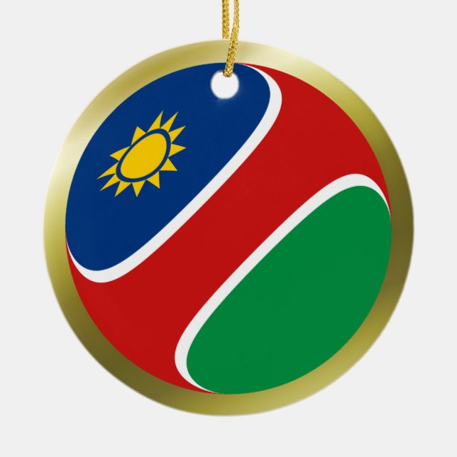 Enfeite de Bandeira da Namíbia (Frente)