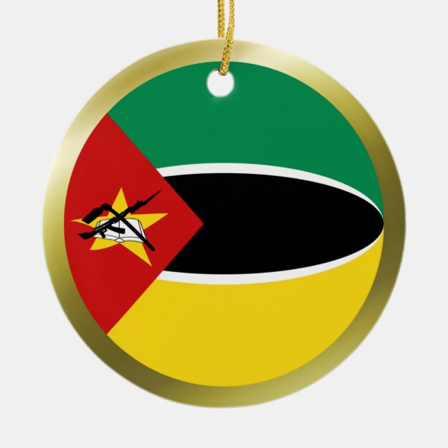 Enfeite de Bandeira de Moçambique (Frente)