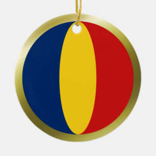 Enfeite de Bandeira do Chade