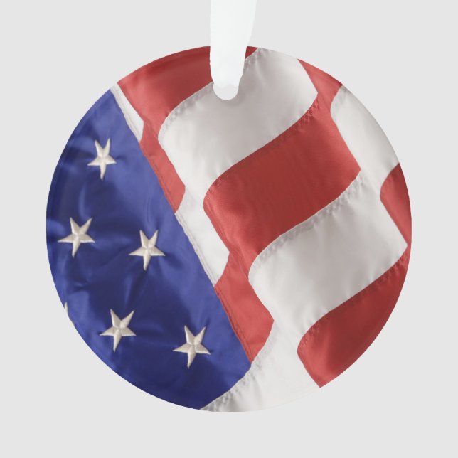 Enfeite de Bandeira dos EUA (Frente)