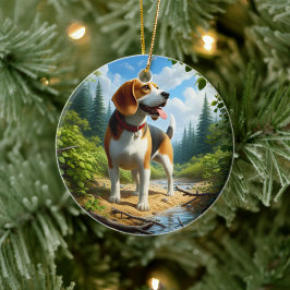 Enfeite de Beagle Encantador