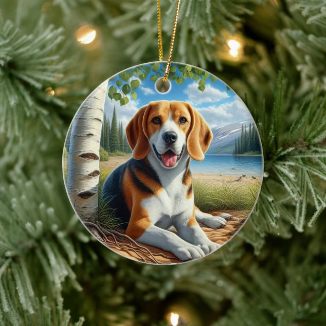Enfeite de Beagle Encantador (Criador carregado)