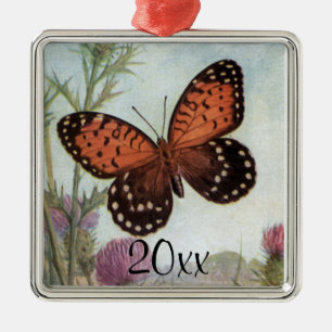 Enfeite de Borboleta Vintage Personalizado
