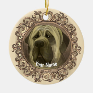 Enfeite de cachorro Mastiff