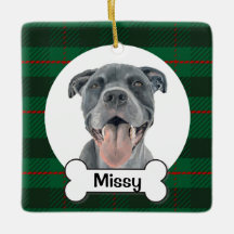 Enfeite de cachorro Pit bull, Enfeite de Staffy Az