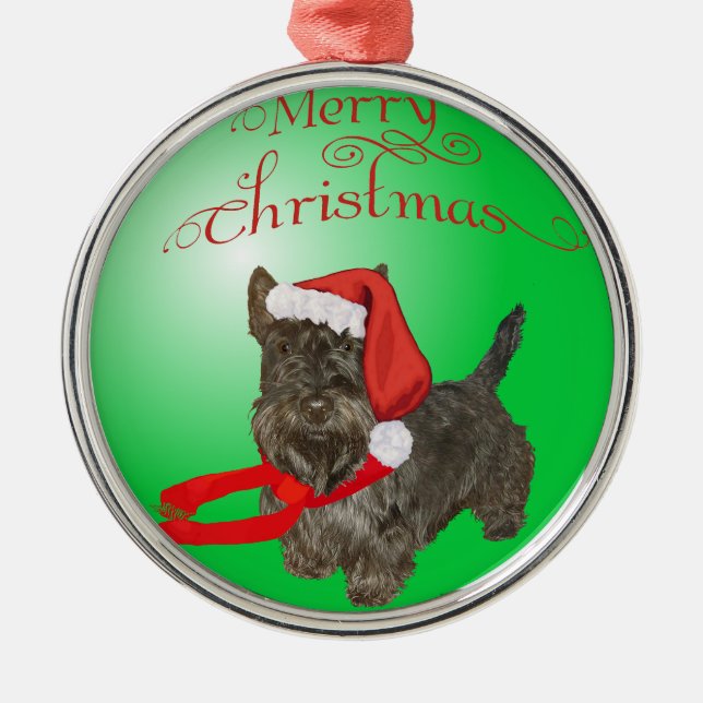 Enfeite de Cachorro Scottie (Frente)
