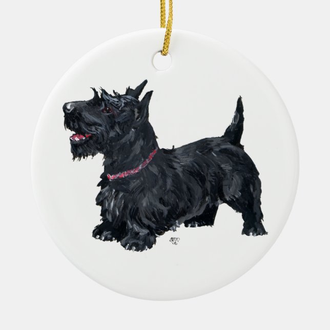 Enfeite de Cachorro Scottie (Frente)