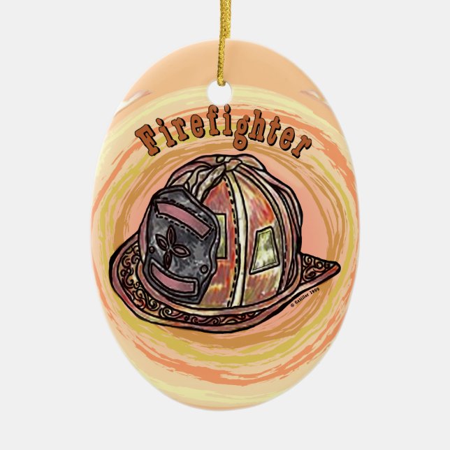 Enfeite de capacete de bombeiro (Frente)