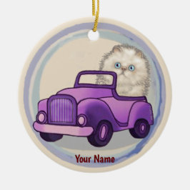 Enfeite de carro de gato himalaio