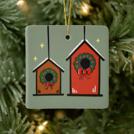 Enfeite de Casas de Pássaros de Natal – Minimalist