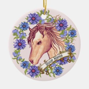 Enfeite de cavalo Blue Daisy