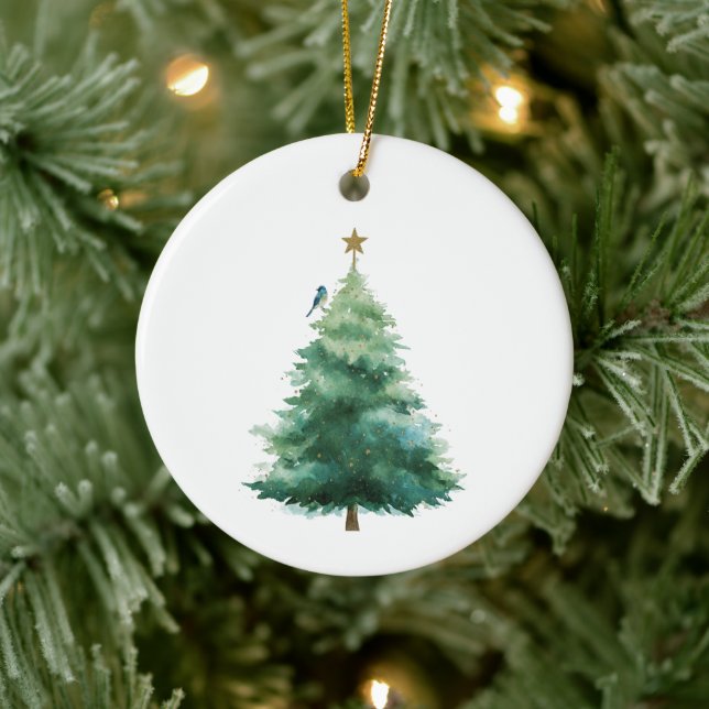 Enfeite de Cerâmica de Natal (Árvore)