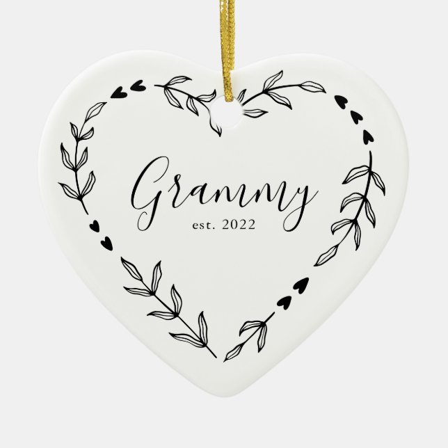 Enfeite de Cerâmica de Natal Ano Grammy Est. (Frente)