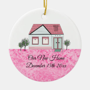 Enfeite de Cerâmica Nossa Nova Casa