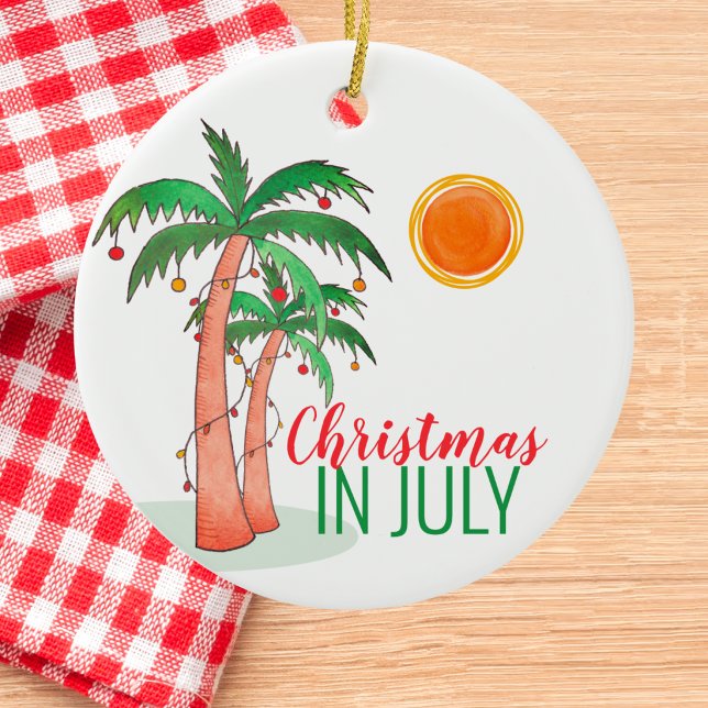 Enfeite de Cerâmica para Natal em Julho (Criador carregado)
