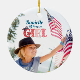 Enfeite de Cerâmica Personalizado da American Girl