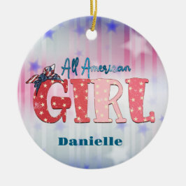 Enfeite de Cerâmica Personalizado da American Girl