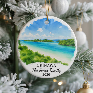 Enfeite de Cerâmica Personalizado de Okinawa, Japã