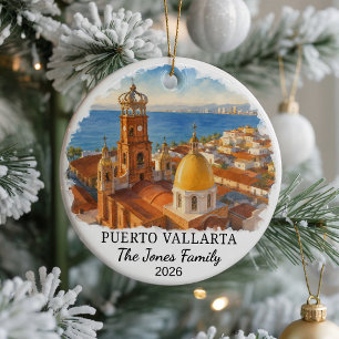Enfeite de Cerâmica Personalizado de Puerto Vallar